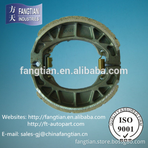 High Quality Friction Material CG125 Motorcycle Brake Shoe